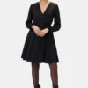 Ivy Long Sleeve Dress - Black