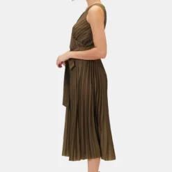Cambria Dress - Bronzed Olive -Amour Vert shop 10312 Cambria Bronzed Olive 2