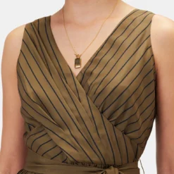 Cambria Dress - Bronzed Olive