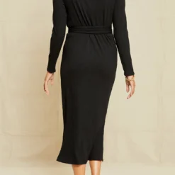 Castile Paris Rib Dress 12 Castile Paris Rib Dress -Amour Vert shop 1080 Castile Paris Rib Black 13956 web