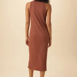 Brantley Paris Rib Dress - Earth -Amour Vert shop 12 10193 Brantley Earth 3
