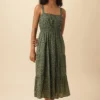 Elio Organic Cotton Midi Dress - Sophia