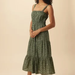 Elio Organic Cotton Midi Dress - Sophia 7 Elio Organic Cotton Midi Dress - Sophia -Amour Vert shop 14 10183 Elio Cotton Sophia 2