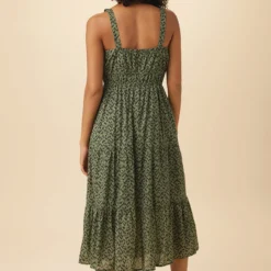 Elio Organic Cotton Midi Dress - Sophia 8 Elio Organic Cotton Midi Dress - Sophia -Amour Vert shop 14 10183 Elio Cotton Sophia 3