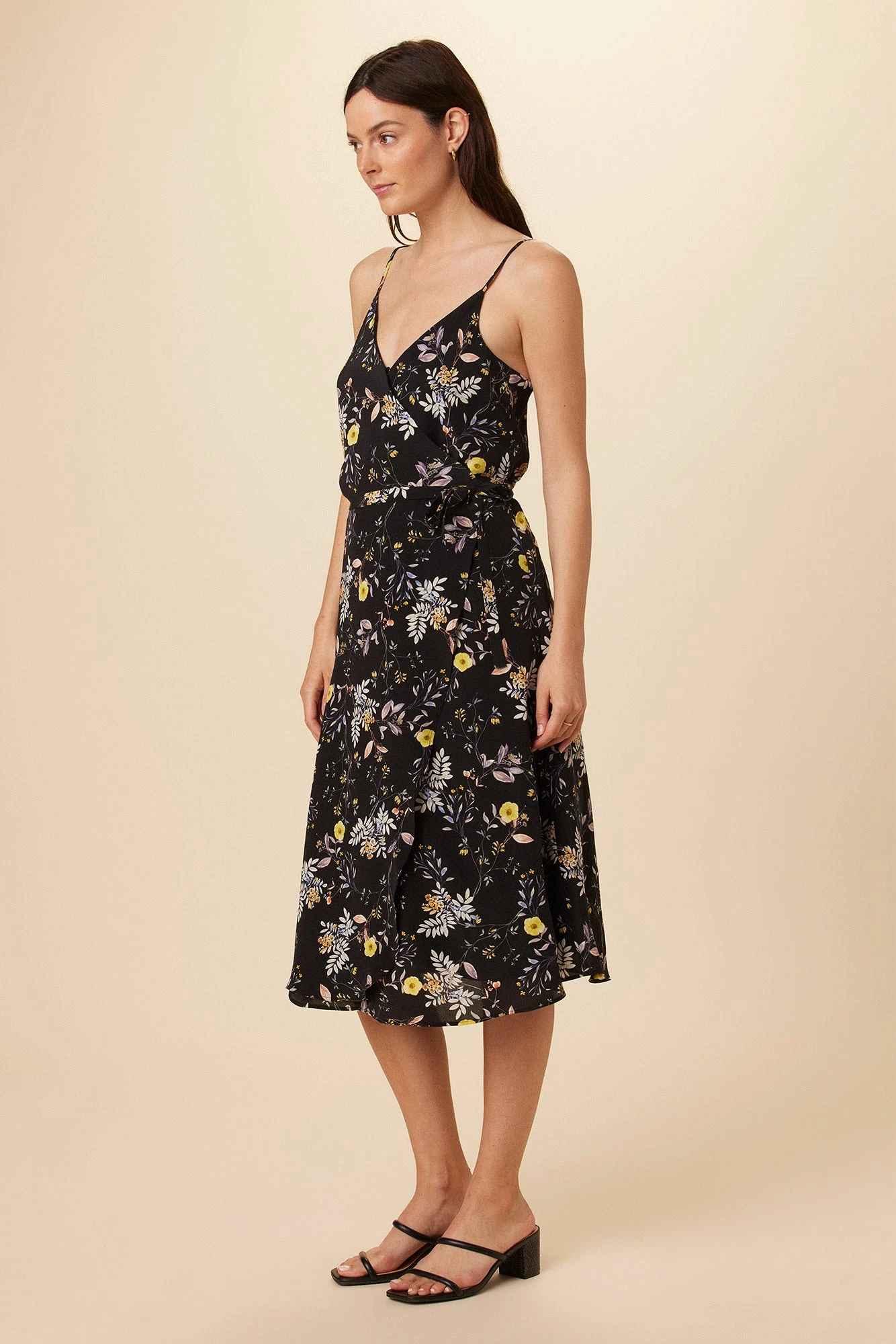 Varden Washable Silk Dress - French Jardin Black 4 Varden Washable Silk Dress - French Jardin Black - Image 2