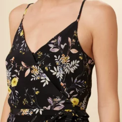 Varden Washable Silk Dress - French Jardin Black 9 Varden Washable Silk Dress - French Jardin Black -Amour Vert shop 1593 Varden French Jardin Black 4