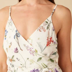 Varden Washable Silk Dress - Gemini Ivory -Amour Vert shop 1593 Varden Gemini Ivory 4