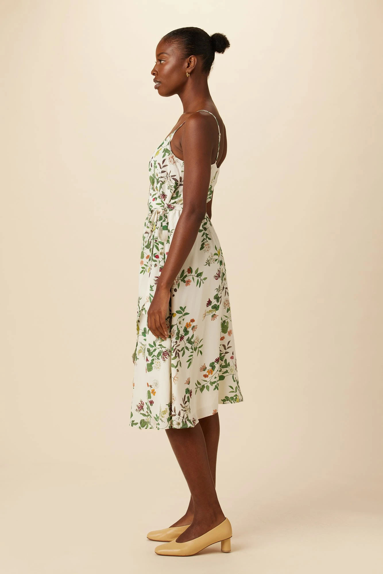 Varden Washable Silk Dress - Silverwood Floral 4 Varden Washable Silk Dress - Silverwood Floral - Image 2