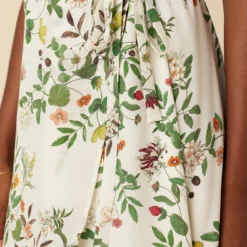 Varden Washable Silk Dress - Silverwood Floral 9 Varden Washable Silk Dress - Silverwood Floral -Amour Vert shop 1593 Varden Silverwood Floral 4