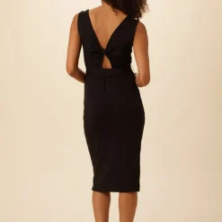 Sheryl Dream Knit Dress - Black 8 Sheryl Dream Knit Dress - Black -Amour Vert shop 1603 Sheryl Black 3