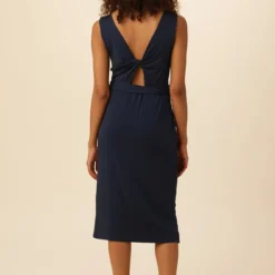 Sheryl Dream Knit Dress - Ocean -Amour Vert shop 1603 Sheryl Ocean 3