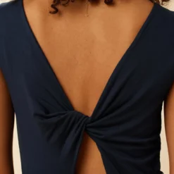 Sheryl Dream Knit Dress - Ocean -Amour Vert shop 1603 Sheryl Ocean 4