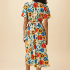 Luella Washable Silk Dress - Devon Floral 9 Luella Washable Silk Dress - Devon Floral -Amour Vert shop 16 10181 Luella Devon Floral 3