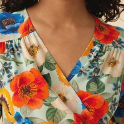 Luella Washable Silk Dress - Devon Floral 10 Luella Washable Silk Dress - Devon Floral -Amour Vert shop 16 10181 Luella Devon Floral 4