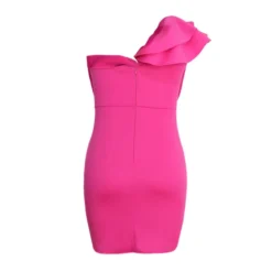 Sexy Single Shoulder Bow Backless Slim Package Hip Dress Wholesale Dresses V5923050600017 -Amour Vert shop 17602058516 433451549