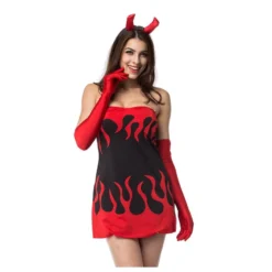 Halloween Vampire Devil Style Sexy Tube Mini Dress Wholesale Sets Clothing SON561841 -Amour Vert shop 1813cb97 acf5 4c23 af20 6e4c4171983b 21174235484 957742819