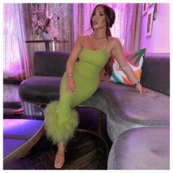 Women One Shoulder Halter Dress Feminine Backless Slim Fit Fishtail Long Dress Wholesale Clothing Vendors SDN537937 -Amour Vert shop 199c1337 fe3d 43d6 88e6 8fecfc0b8511 fcc9508c9f84464760499762d806d289