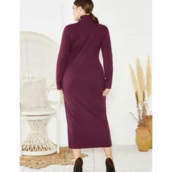 Women Dress Wholesale Solid Color Side Split Wool Dress Slim Fit Knitted Dress SD190220 -Amour Vert shop 1ea0fca8 23ed 4502 ae08 b56e7f58912a 06035F298C1C72EE203931730BA41459