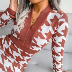 Knitted Dress Lady Wholesale Houndstooth Fashion SD162182 13 Knitted Dress Lady Wholesale Houndstooth Fashion SD162182 -Amour Vert shop 1f9cdc2b f627 4c76 a6b8 50f8abb48dfa 442CC9B2E48BE939BF9A2EB4F4076B55