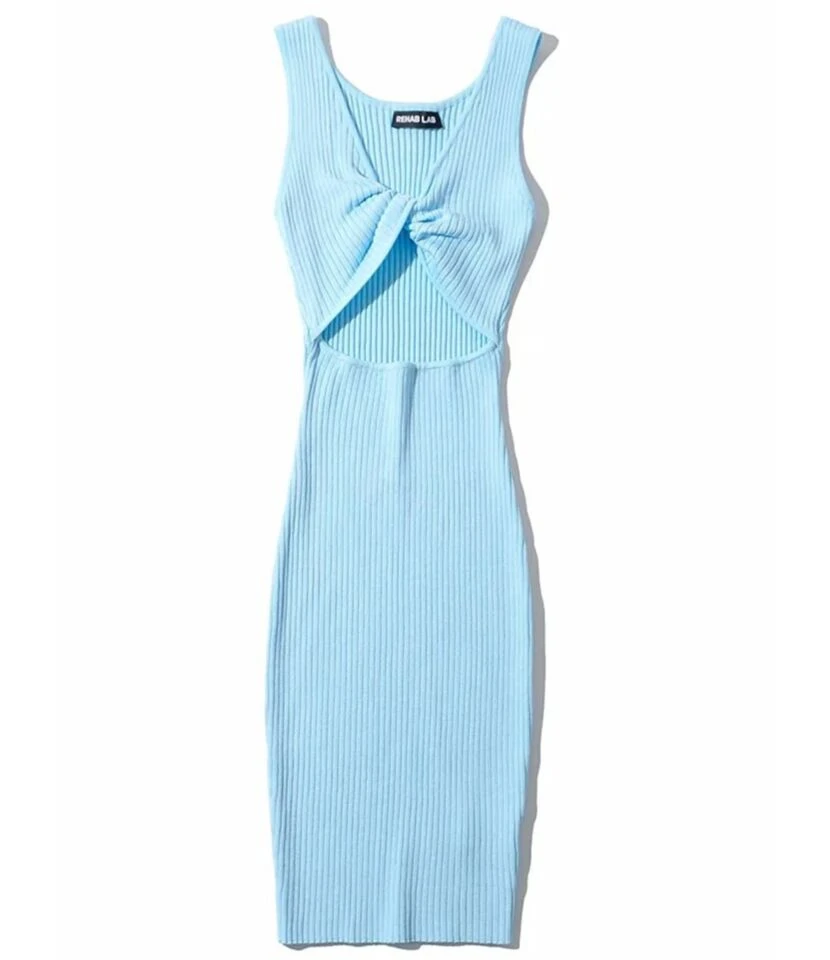 Reversible Knotted Rib-knit Tank Dress Cheap Wholesale Womens Clothing Dresses 10 Reversible Knotted Rib-knit Tank Dress Cheap Wholesale Womens Clothing Dresses - Image 8