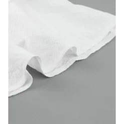 Tie Shoulder Ruffle Trim Single-breasted White Cami Dress 210524066 -Amour Vert shop 210524066 8