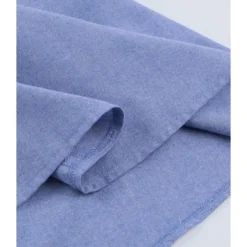 Square Collar Puffed Sleeves Plain Color Linen A-line Dress 210524703 -Amour Vert shop 210524703 12