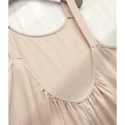 Plus Size Solid Color Casual Suspender Dress Wholesale 210602709 -Amour Vert shop 210602709 5