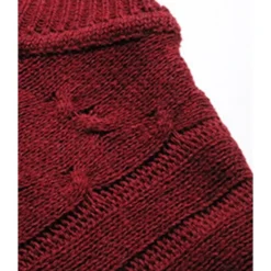 Mock Neck Jersey Sweater Dress Without Belt 210730369 -Amour Vert shop 210730369 4