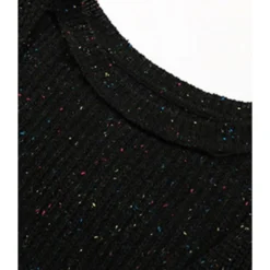 Low Cut Loose Sweater Short Dress 210812797 -Amour Vert shop 210812797 3