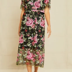 Brielle Upcycled Dress - Simone Floral