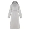 Hit Color Plus Size Hoodie Dress SD180024