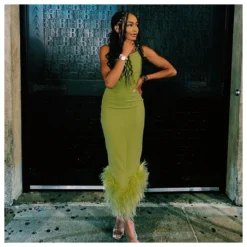 Women One Shoulder Halter Dress Feminine Backless Slim Fit Fishtail Long Dress Wholesale Clothing Vendors SDN537937 -Amour Vert shop 258b8dc0 1ab3 4441 8bca c61f8a8a0b94 fd58d03bf9c46cd7e4235a6e6a23dcdd