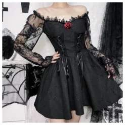 Dark Three-Dimensional Floral Lace Long-Sleeved A-Swing Princess Dress Wholesale Dresses SDV464254 11 Dark Three-Dimensional Floral Lace Long-Sleeved A-Swing Princess Dress Wholesale Dresses SDV464254 -Amour Vert shop 2f79e8c5 16d8 48ff 9f48 ae394453d7a8 807bfc34ecc7272fd18e97cfeffdbc0d