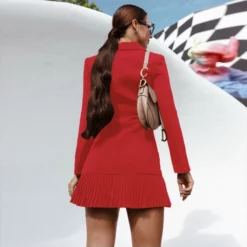 Double-Breasted Lapel Nipped Waist Pleated Blazer Dress Wholesale Dresses SDN536042 -Amour Vert shop 2fe90557 4e3a 4dcf 9581 72b66e91dcda O1CN0158lSkA1wQMlijv36K 2455536302 0 cib