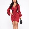 Satin Sexy Deep V Asymmetric Mini Dress Long Sleeve Solid Color Bodycon Wholesale Dresses SDN562361 -Amour Vert shop 2fec3a64 2c25 4fb4 aa8f 0851aef987e1 390626ddfeab9eefb062caea009767bd