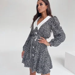 Long Puff Sleeve Floral Contrast Color Mini Dress Wholesale Dresses SDV463820 8 Long Puff Sleeve Floral Contrast Color Mini Dress Wholesale Dresses SDV463820 -Amour Vert shop 32bdefb6 513e 4742 ae86 49b3ddf7b873 792a742d377b689e4416913275808f89