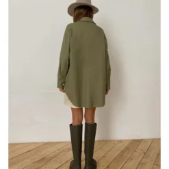 Retro Long-Sleeved Stitching Contrasting Color Niche Shirt Dress Wholesale Dresses SDV463855 -Amour Vert shop 33d8e97d 90ac 4ad5 b88b e4ceaa3278c8 a2307ba1aaddaacc907b0b84e6192fc7