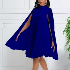 Fashion Chiffon Pullover Bat Sleeve Cape Dress Wholesale Dresses N5923080800076 -Amour Vert shop 34239587242348db8e17b06200b3b966 6