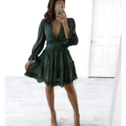 Floral Print Long Sleeve Vacation Dress Wholesale Dresses Backless Puff Sleeves SD203967 -Amour Vert shop 4326e6ea 7773 4148 8e65 7c51388b14e9 6E7E40B850C71BED86BA6EC2160A5FE6