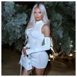 Sexy Round Neck Sleeveless Long-Sleeve Knitted Bodycon Dress Wholesale Dresses SD510133 -Amour Vert shop 439c0951 0451 4edc 91e5 4582c7ba4ef8 6f84d85b5c965967f1a42347caf90755