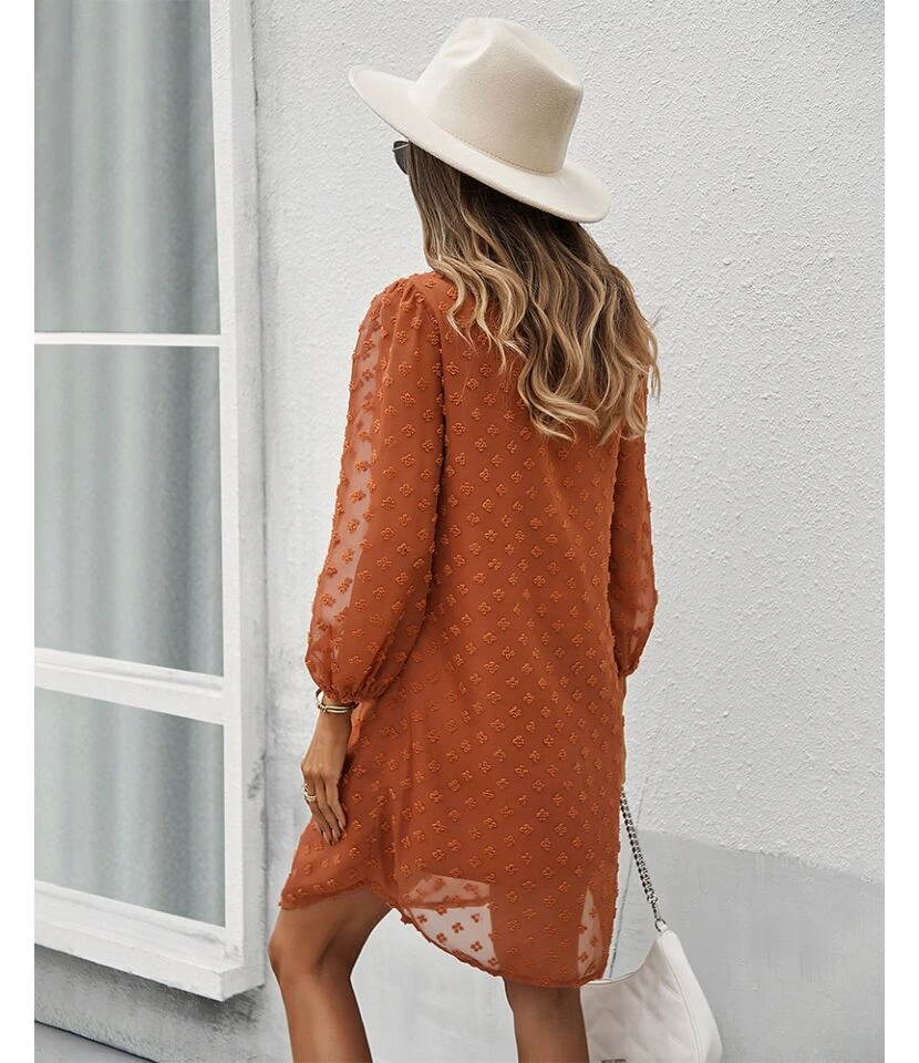 Sexy V Neck Flocking Mini Dress Solid Color Loose Long Sleeve Wholesale Dresses SDN560852 16 Sexy V Neck Flocking Mini Dress Solid Color Loose Long Sleeve Wholesale Dresses SDN560852 - Image 14