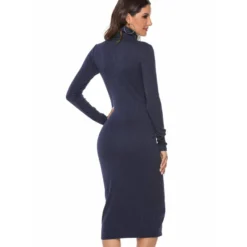 Solid Color Sweater Long Sleeve Stretch Slim Turtleneck Knit Dress Supplier SD182879 -Amour Vert shop 47da7e52 521a 49e3 aa4d ca8caa70c1b5 8DF6C771F1B0C179D6A5D98D90C64878