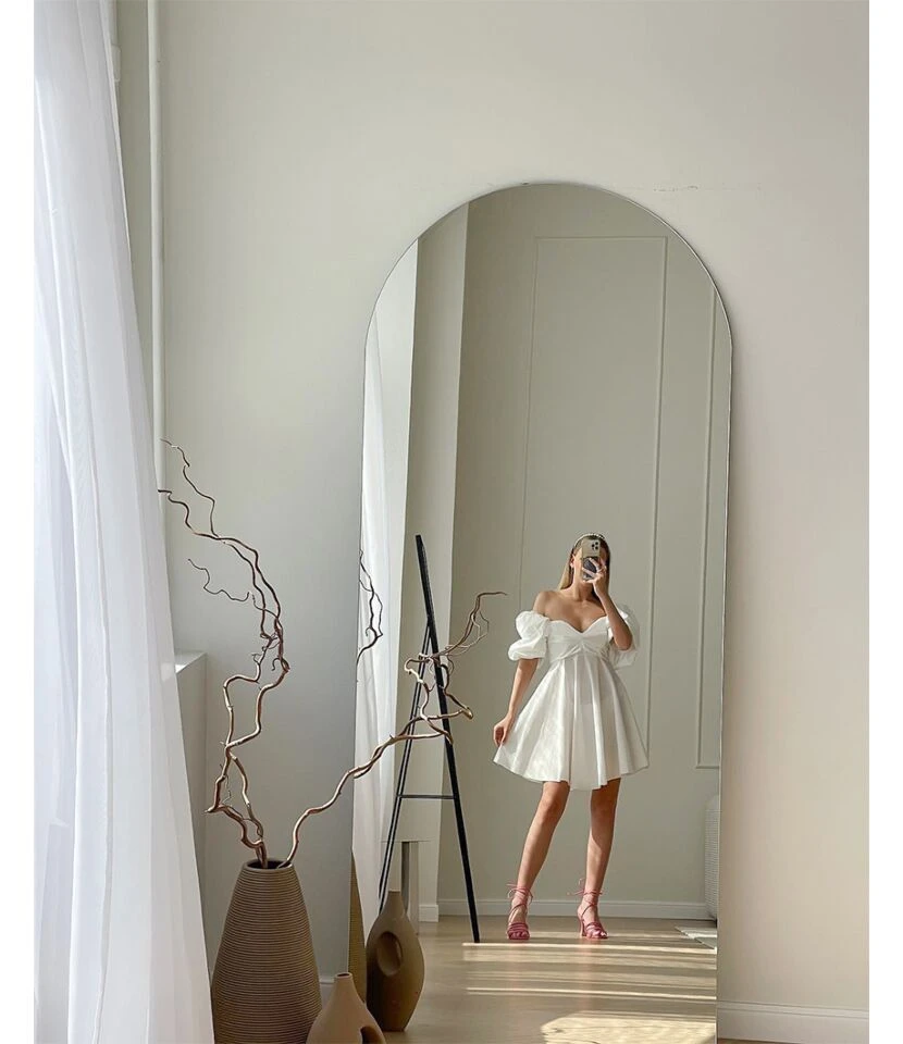 Sexy Strapless High Waist Bubble Sleeve Solid Color A-Line Mini Dress Wholesale Dresses SDN562843 8 Sexy Strapless High Waist Bubble Sleeve Solid Color A-Line Mini Dress Wholesale Dresses SDN562843 - Image 6