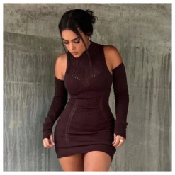 Sexy See-Through Long Sleeve Knit Bodycon Mini Dress Wholesale Dresses SDN562577 8 Sexy See-Through Long Sleeve Knit Bodycon Mini Dress Wholesale Dresses SDN562577 -Amour Vert shop 4d10a6c8 5fcc 46af b4c3 088f41035f2b efb1544b0c94b2449cab1dcade33962d