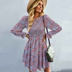 Casual Round Neck Print Long Sleeve A-Line Dress Wholesale Dresses SDN562592 -Amour Vert shop 50dfcee9 5996 4cd1 8a0b 833c873b3e66 98b382fa401b3e058497adec0229352a