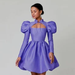 Bandage Puff Sleeve Solid Color Niche Bud Princess Dress Wholesale Dresses SDV463726 -Amour Vert shop 515a0229 a554 44ca a2f4 0a994af3408d 4f23fb5f1f1e38bc8730880b980455d7