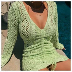 Long Sleeve Deep-V Drawstring Sexy Pleated Knitted Dress Wholesale Dresses SDN536051 -Amour Vert shop 53fb2bec d5bc 441f 88f7 a39e7a975100 O1CN01vdS2Bz27OUtW7avvu 3296187787 0 cib