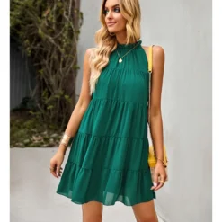 Sexy Lace-Up Tank Top Dress Sleeveless Crew Neck Solid Color Casual A-Line Tiered Wholesale Dresses SDN560684 30 Sexy Lace-Up Tank Top Dress Sleeveless Crew Neck Solid Color Casual A-Line Tiered Wholesale Dresses SDN560684 -Amour Vert shop 5ab4ce70 4dbe 4833 a4c5 56a37d69d116 8cbd8fab79a0e24671ec77e4ec2384a9