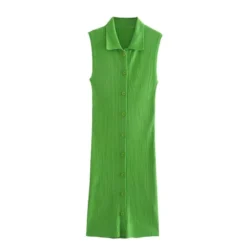 Fashion Lapel Sleeveless Shirtdress Single-Breasted Knit Bodycon Dress Sexy Wholesale Jersey Dresses SDN532473 9 Fashion Lapel Sleeveless Shirtdress Single-Breasted Knit Bodycon Dress Sexy Wholesale Jersey Dresses SDN532473 -Amour Vert shop 5dba7668 73a4 49fe bf44 245d11fdcc49 4b819512248e7dd2d56c75521dcb3223