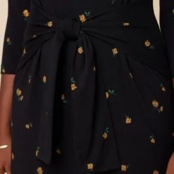 Colombe 3/4 Sleeve Reverie Knit Dress - Positano -Amour Vert shop 6054 34 Slv Colombe Positano 4